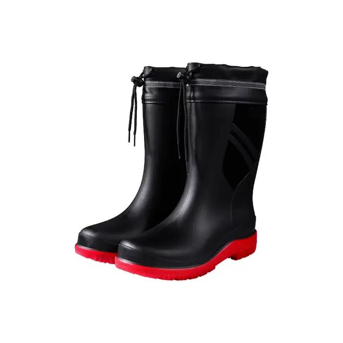 Bottes de pêche homme High-Tube imperméables anti-dérapantes renforcées pour chantier et fruits de mer