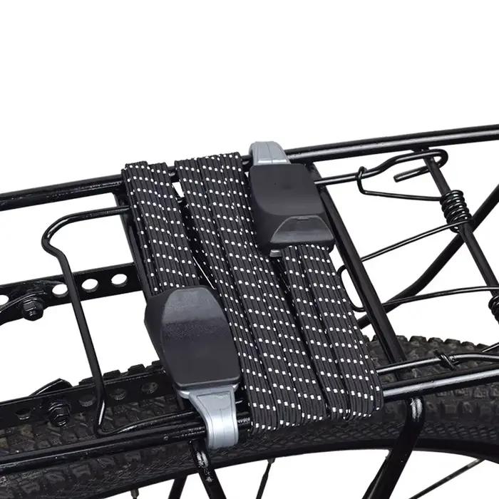 Sangles élastiques porte-bagages vélo avec crochets - Accessoires sacs de pêche et randonnée