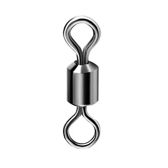 Émerillons à roulement en acier inoxydable pivotement snap pour pêcheur de carpe occasionnel ou professionnel