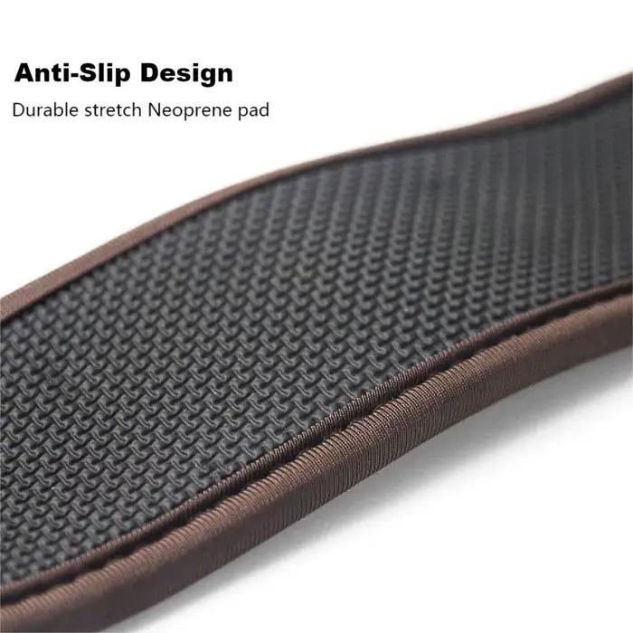 Bretelle fusil néoprene anti-dérapante avec mousquetons pour pêche au fusil harpon confort optimisé