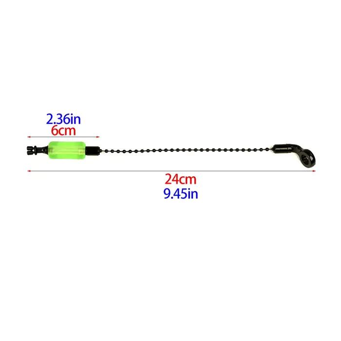 Indicateurs de touche Swinger sensibles 2 pièces 6 couleurs - Détection pour pêche à la carpe B2041