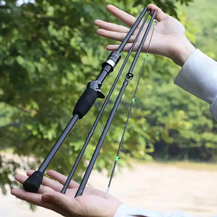 Canne spinning Sougayilang 1.8m-2.1m carbone ultra-léger - Manche EVA - Pour pêche loisir et compétition
