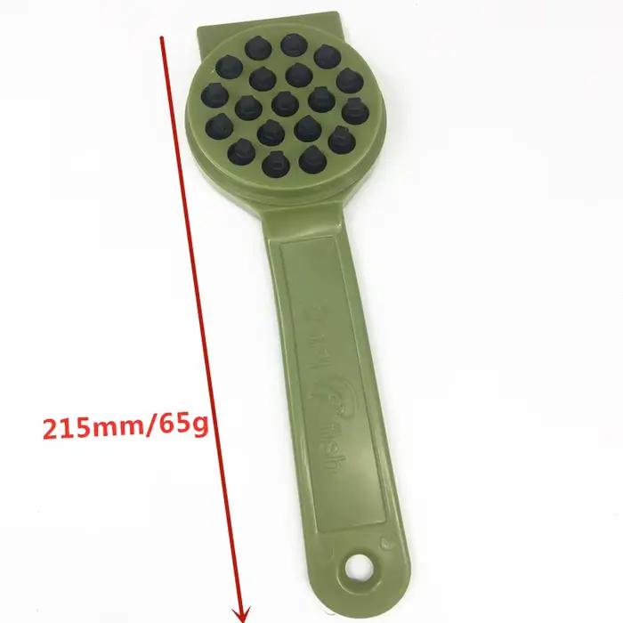 Brosse grattoir à écailles de poisson - Outil rapide pour nettoyer et écailler vos prises