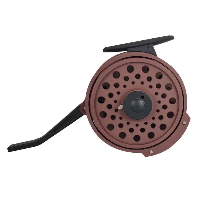 Moulinet à mouche automatique Aventik ultra léger pour pêche à la nymphe, design européen, en graphite avec sac filet