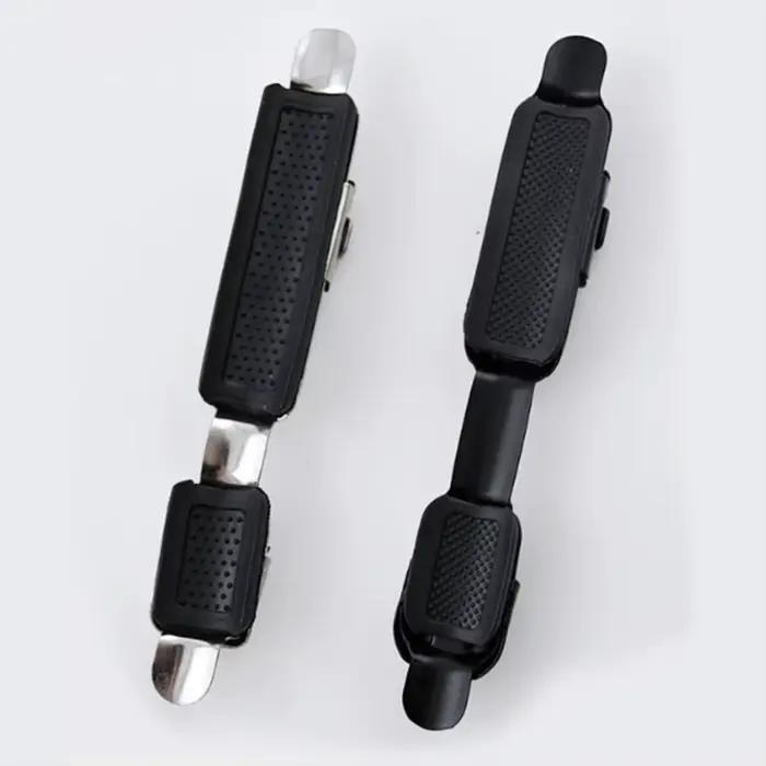 Support moulinet pêche plaque inox 12.5x2cm siège de fixation pour protéger canne pêche