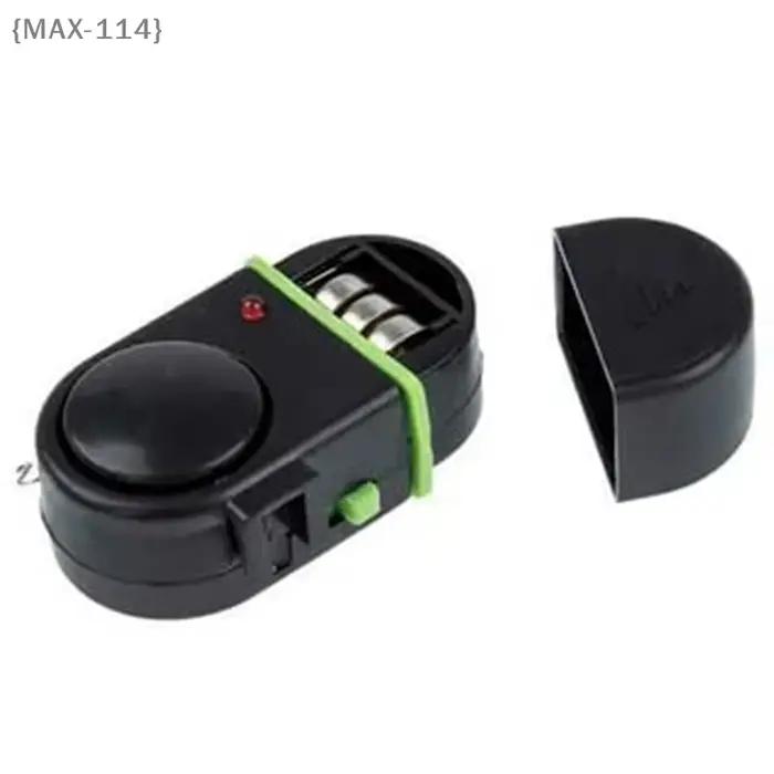 Alarme morsure carpe B1101 MAX114M3 réglable volume/sensibilité avec LED - Pour pêche nuit