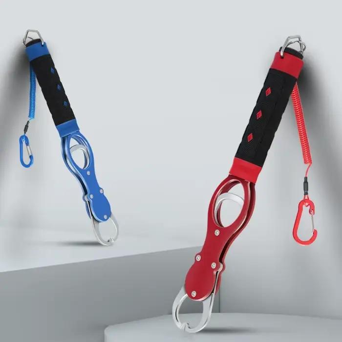 Pince multifonction pêche en alliage aluminium avec échelle et rotation 360° - Outil pliable