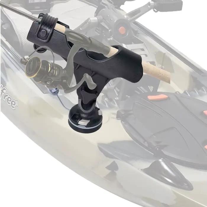 Support de canne à pêche universel pour kayak - Porte-canne ajustable 360° fixation Powerlock