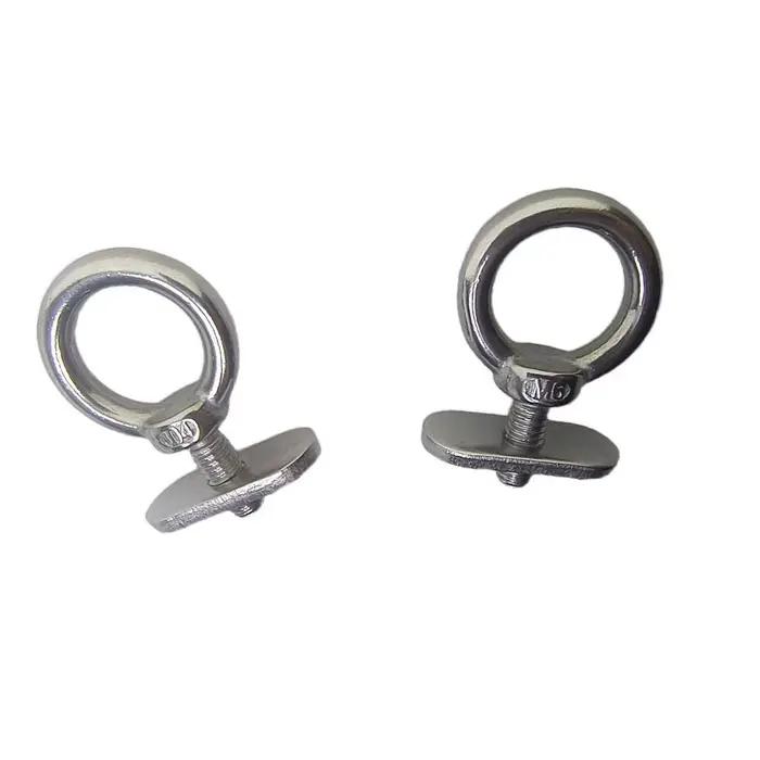 2/4 blocs coulissants réglables en acier inoxydable pour rail de kayak - Support de montage
