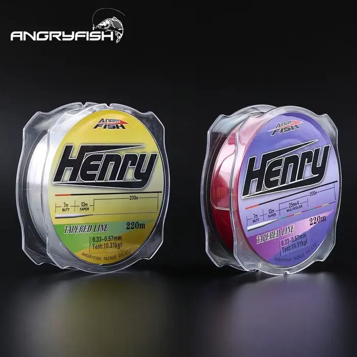 Ligne de pêche nylon 220m Henry Series - Ligne fuselée pour puissance et précision optimale