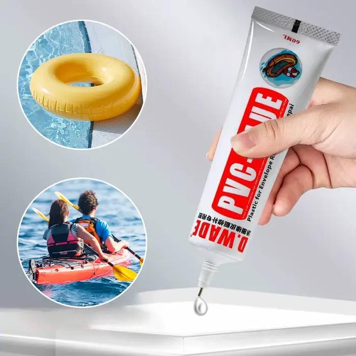 Colle PVC 60ml réparation bateau gonflable - SUP paddle board kayak tube réparation durable étanche