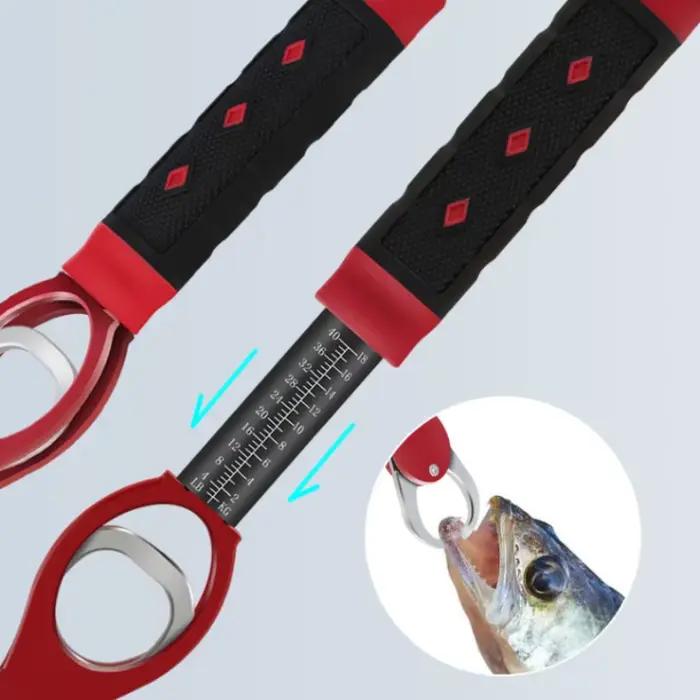 Pinces à lèvres Lloy avec balance - Accessoires pêche grip portable pour saisir et peser