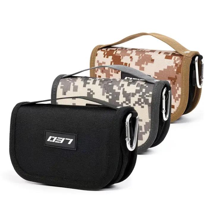 Boîte de rangement leurres pêche multi-usages - Organisateur métal sequins pour truites et bass