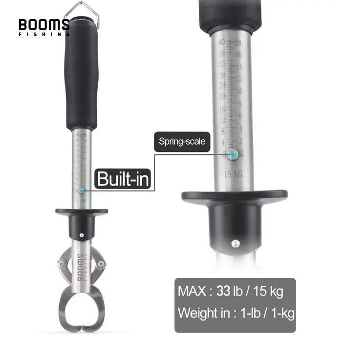 Pince à poisson Booms Fishing G01 avec balance intégrée - Modèle grand format pour prises importantes