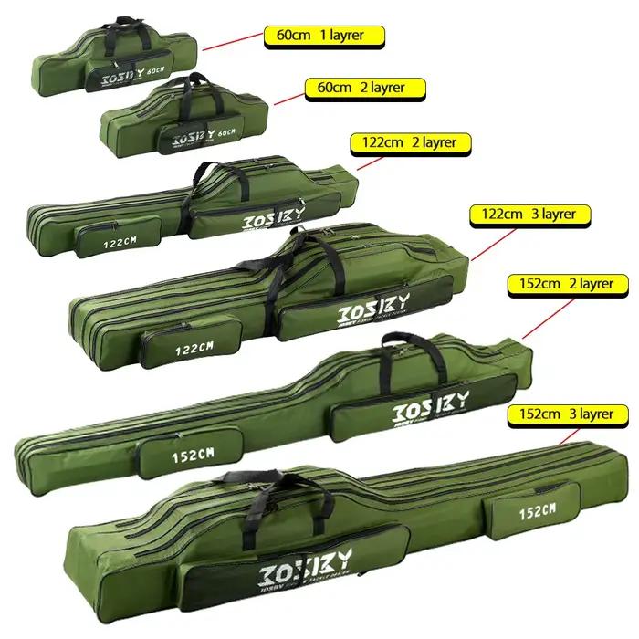 Housse pliable pour canne à pêche PROXPE en toile Oxford - Protection outils pêche 60-180cm