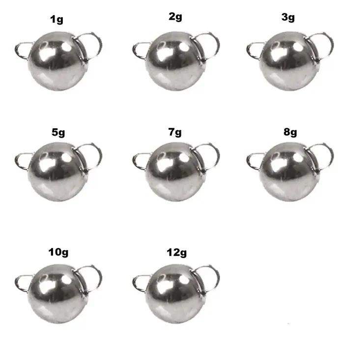 Plomb cheburashka tungstène 0.6g-12g pour pêche profonde avec leurres souples carnassiers