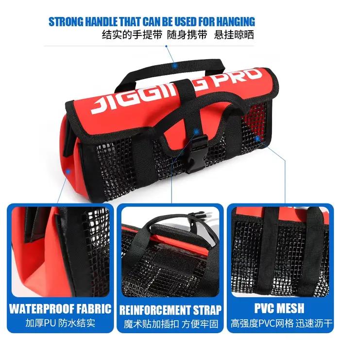 Sac de rangement pour leurres métalliques JIGGINGPRO - Pêche en mer - Organisation leurres et appâts