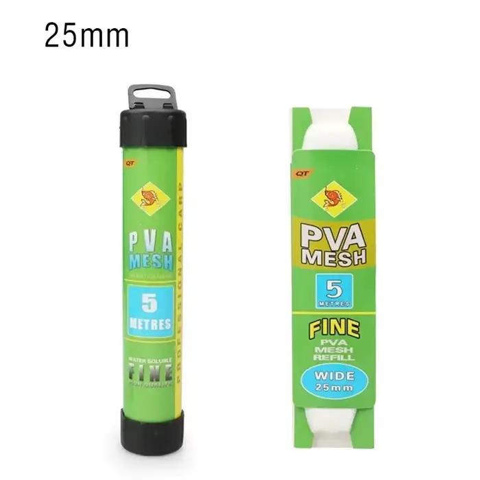 Filet PVA étroit soluble pour pêche à la carpe - 5 mètres recharges appâts