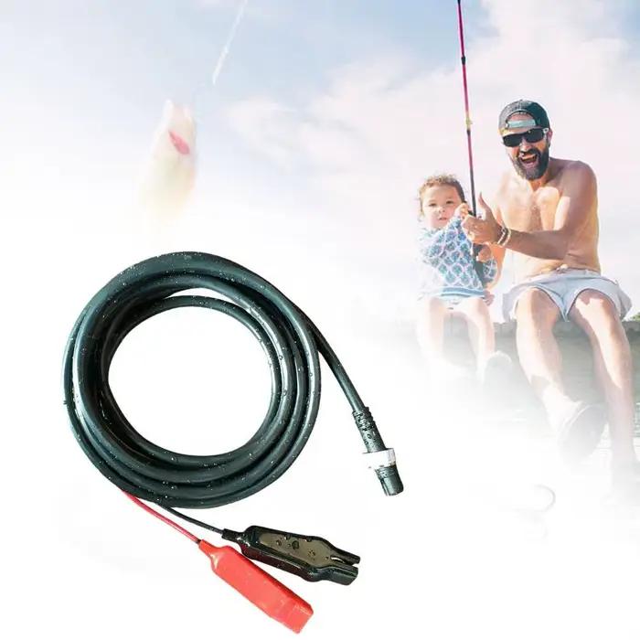 Câble d'alimentation 3 mètres double connecteur pour moulinet électrique Daiwa et Shimano
