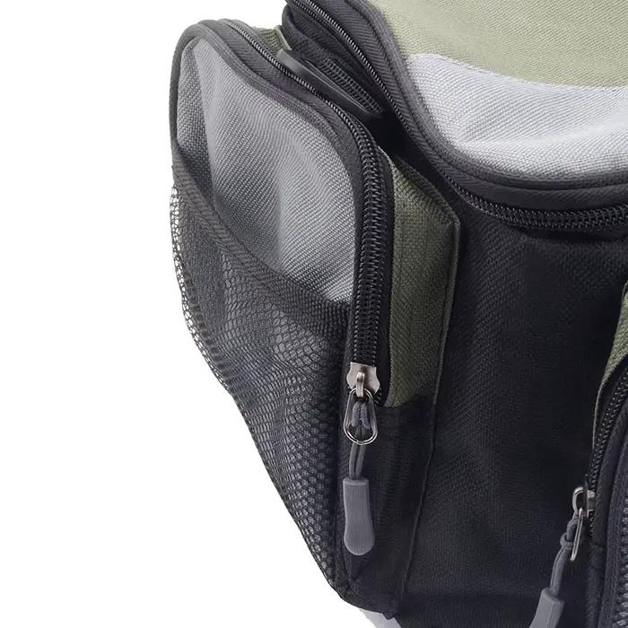 Grand sac pêche multifonction JSFUN Oxford : rangement moulinets et outils grande capacité