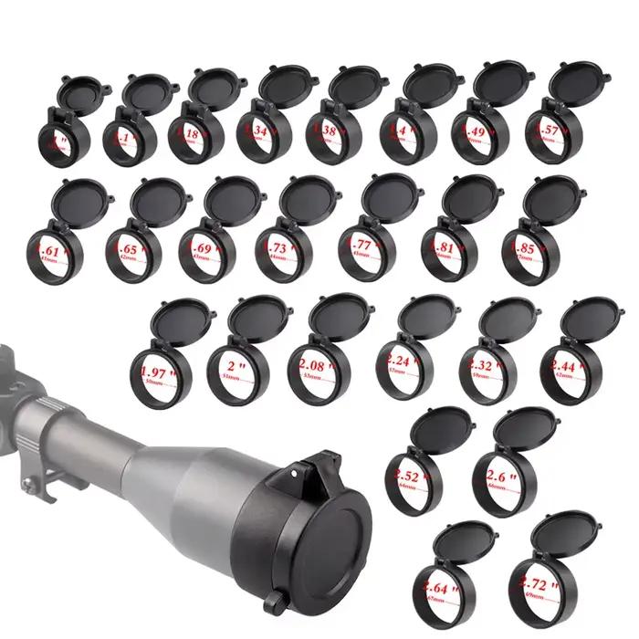 Protection lentille viseur pêche à ressort ouverture rapide 25-69mm anti-poussière