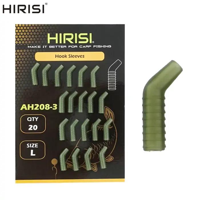 Hirisi 60 pièces manchons anti-emmêlement pour pêche à la carpe - Accessoires de montage avec aligneur de hameçons