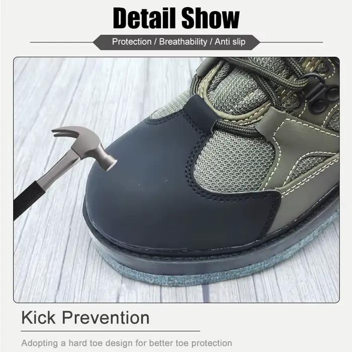 Bottes de pêche antidérapantes à semelle feutre ou caoutchouc - Pour pêche en rivière et chasse