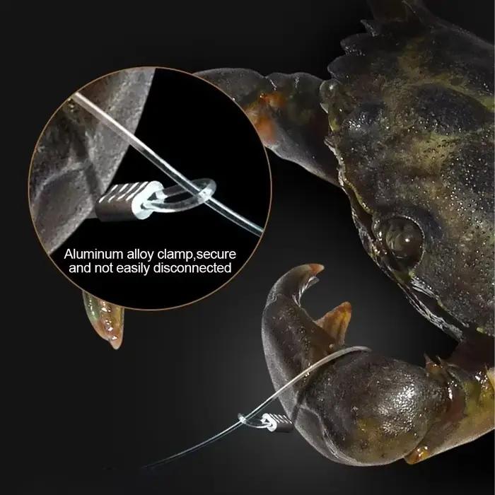 Piège à crabes en acier inoxydable avec appât - Cage de pêche pour crustacés et poissons