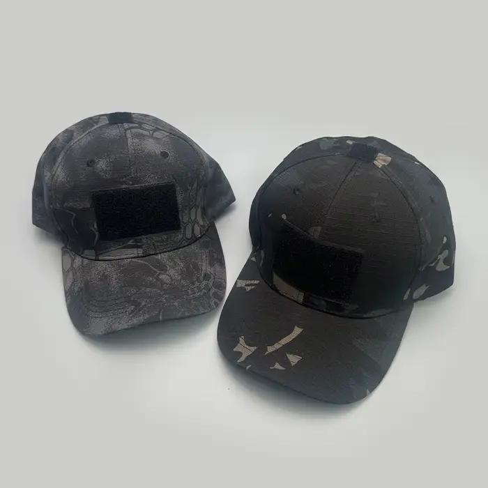 Casquette baseball camouflage sangle Velcro unisexe sunshade versatile tactique riding