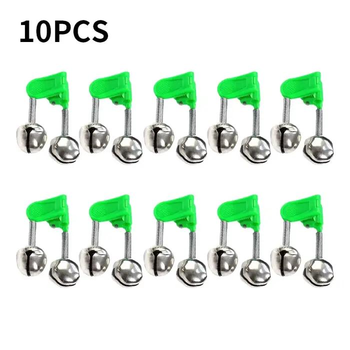 Lot de 5 ou 10 indicateurs de touches clipables - Alarme à clip et clochette verte ABS pour détecter les touches