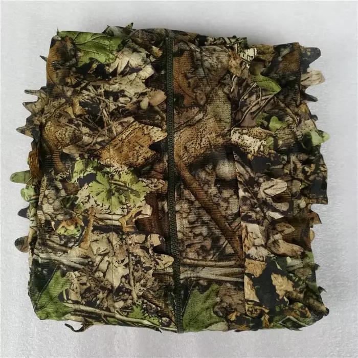 Costume camouflage 3D feuille d'érable pour sniper CS et pêche jungle hommes femmes enfants