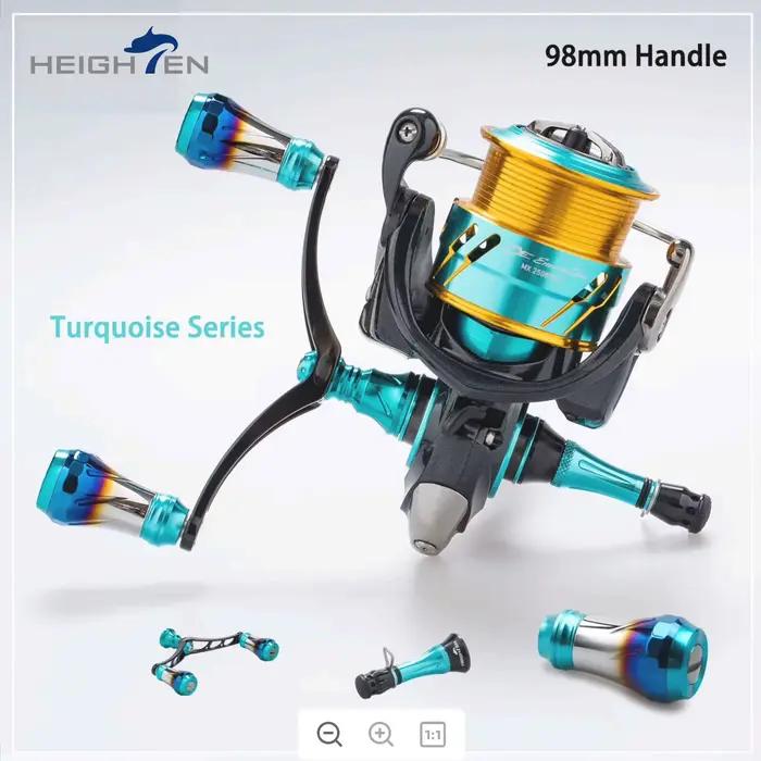 Support moulinet pêche 48mm HEIGHTEN pour Shimano Daiwa spinning 1000-5000 accessoire étui
