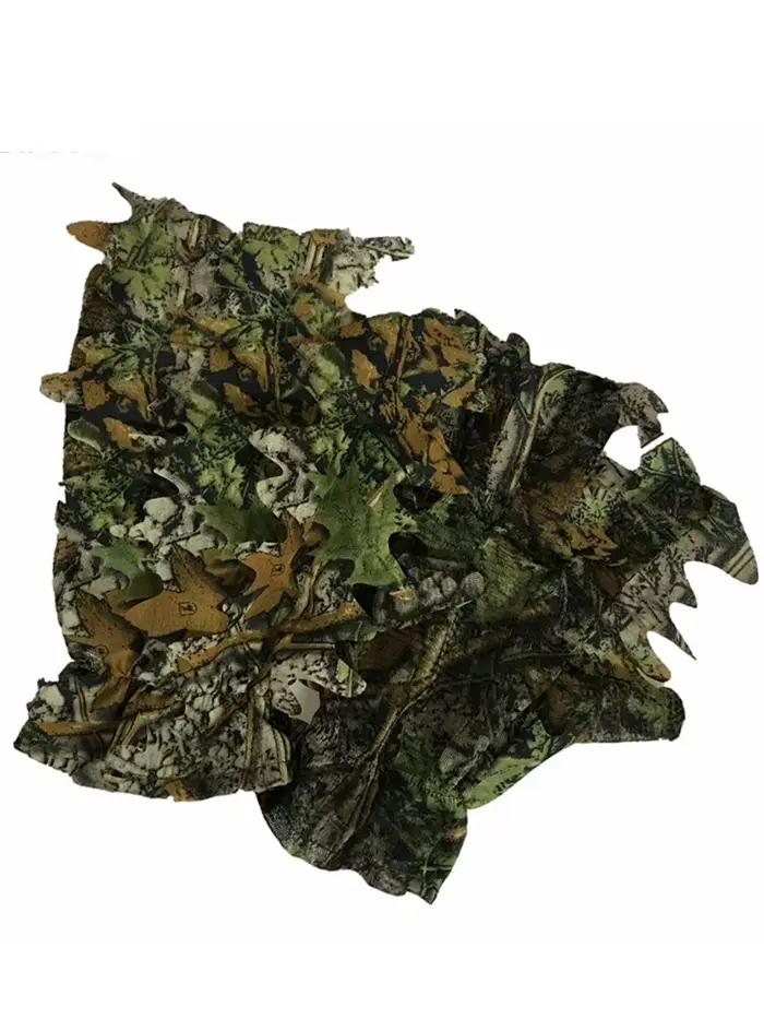 Gants camouflage 3D feuilles d'érable bioniques pêche chasse jungle photographie respirants fins