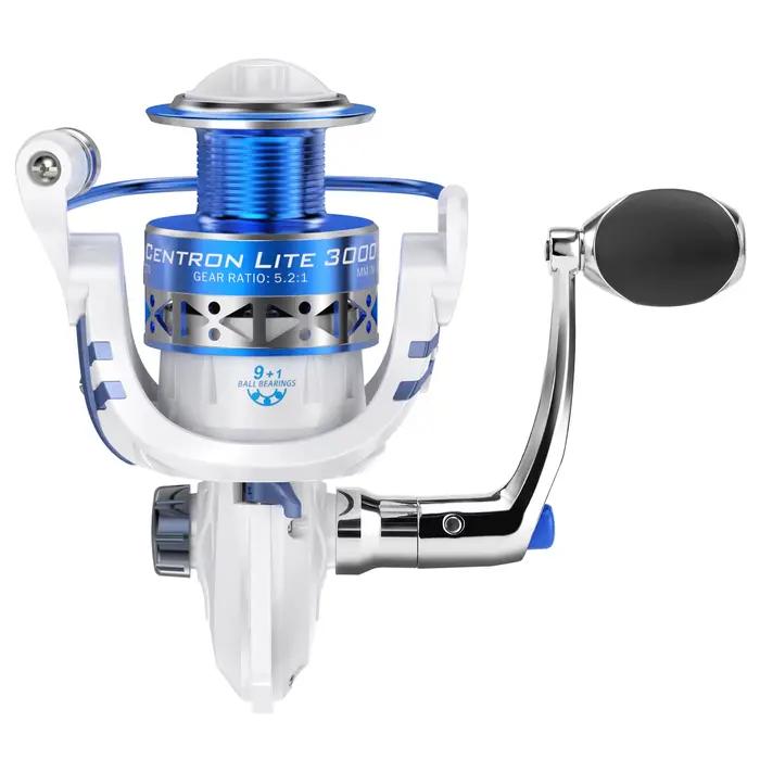 Moulinet spinning low profile Centron Summer clutch one way pêche carpe 8KG drag KastKing