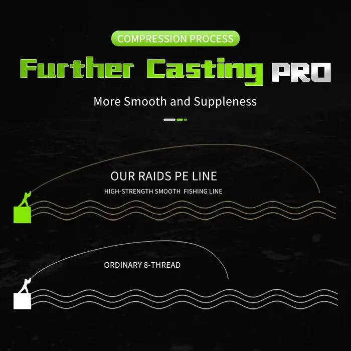 Ligne de pêche SOLOKING Micro Fly 8 brins 100m pour carpe truite brochet en étang et rivière