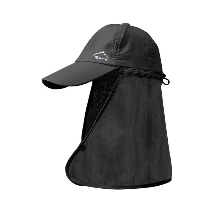 Chapeau de pêcheur Xinbaoguan 9237 été protection solaire homme femme séchage rapide écharpe casquette