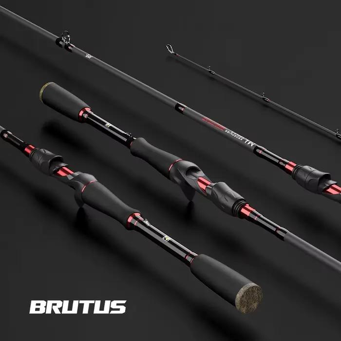 Canne KastKing Brutus multi-section Carbon Spinning Casting Fishing Rod 1.29-2.28m Baitcasting Rod For Steelhead