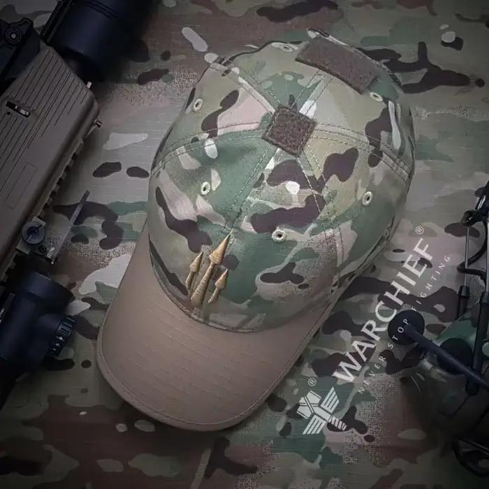 Casquette tactique opérateur pêche chasse randonnée blue multicam noir camouflage training