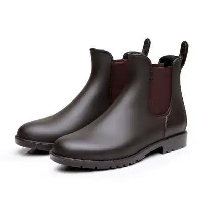 Bottes Chelsea pêche homme imperméables chaudes basse botte aquatique marche facile galoches
