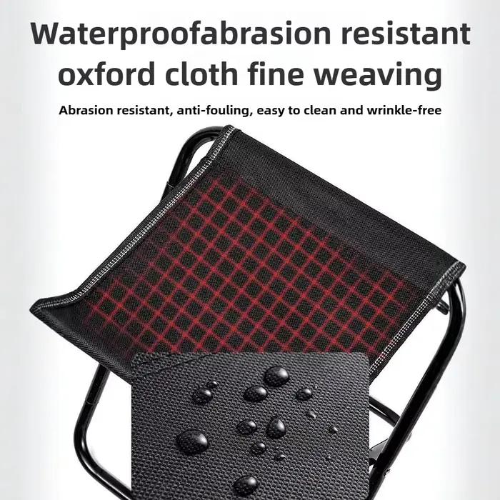 Fauteuil de pêche pliant portable léger pour camping randonnée pique-nique extérieur