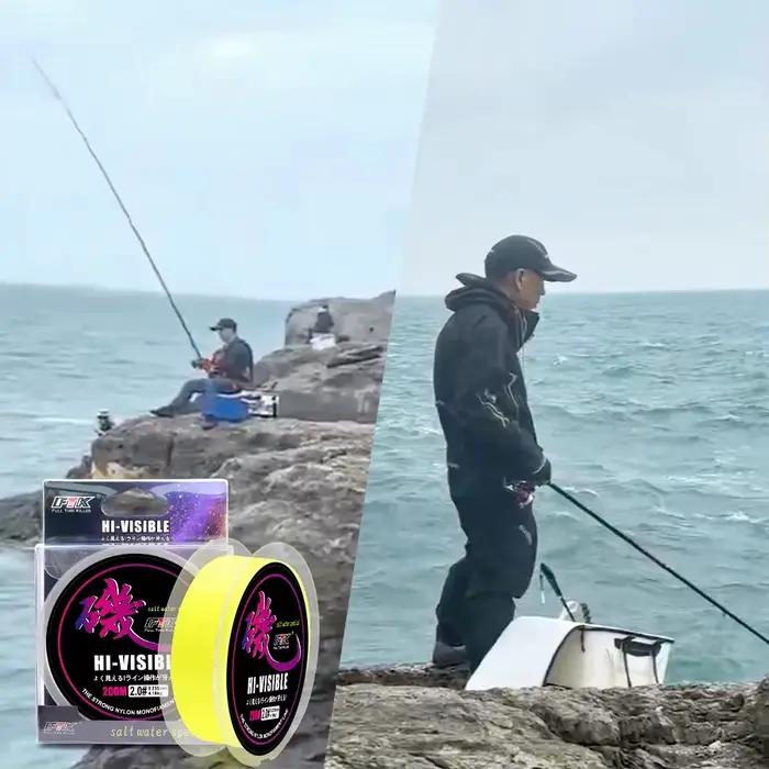 Ligne de pêche semi-flottante FTK 200M pour bateau en mer, résistante à l'usure et haute résistance