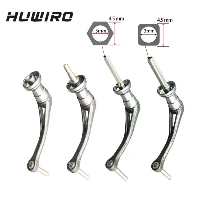 Manivelle de remplacement pour moulinet de pêche spinning SHIMANO et DAIWA type prise carrée ou hexagonale
