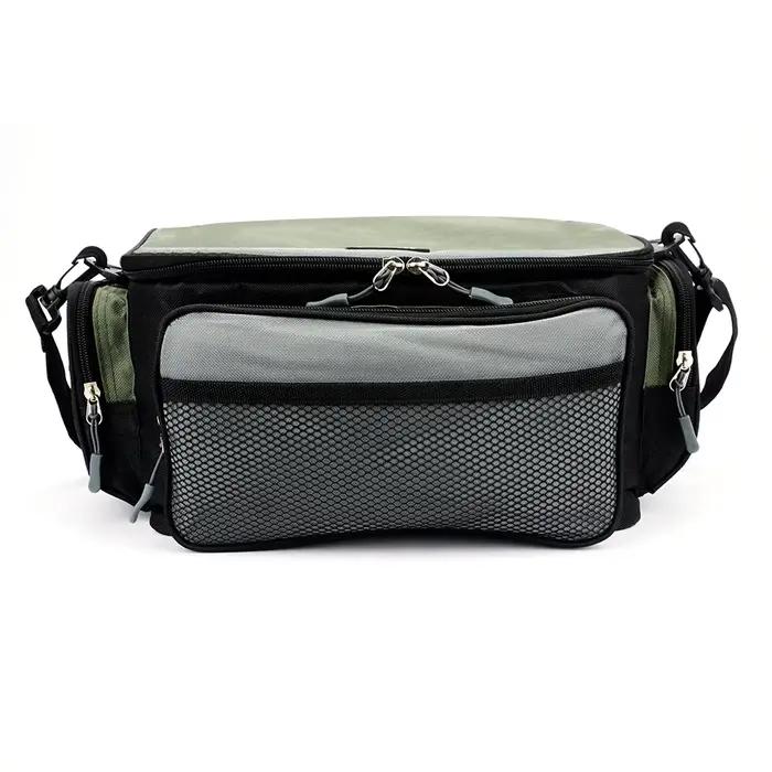 Grand sac pêche multifonction JSFUN Oxford : rangement moulinets et outils grande capacité