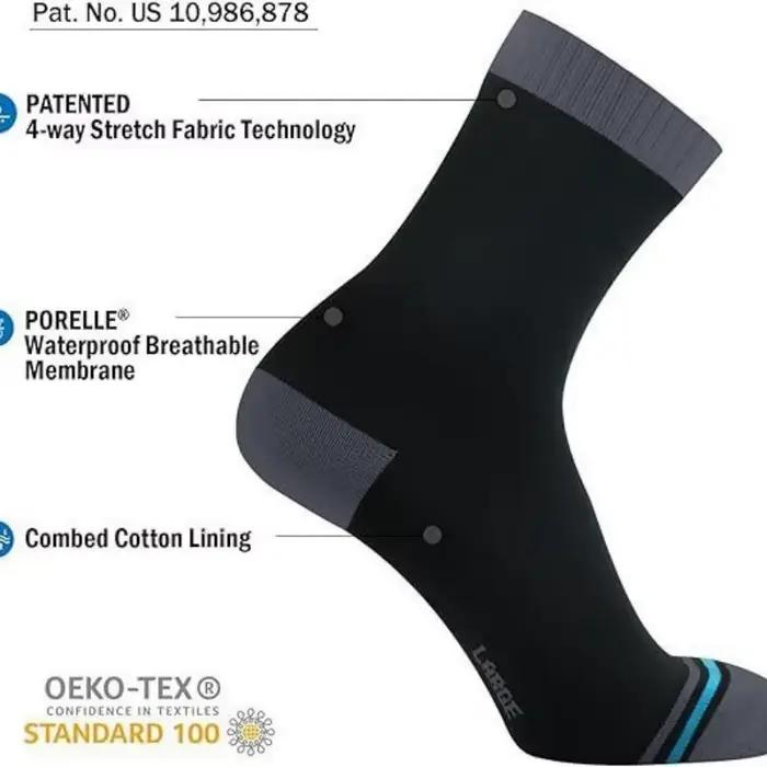Chaussettes waterproof mérino unisexe outdoor aventure forêt pêche sport ski homme