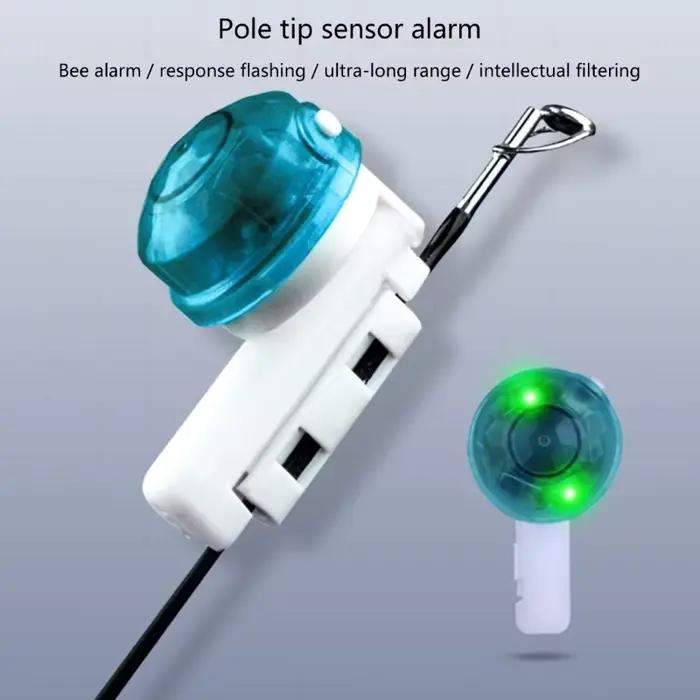 Alarme lumineuse pour canne à pêche Fish Bites - Détecteur de touches universel pour pêche nocturne