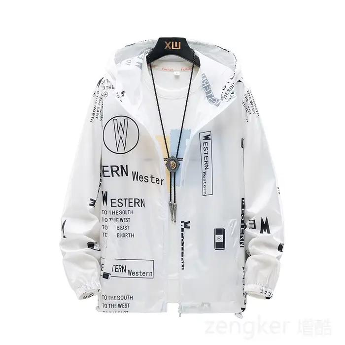 Veste légère protection solaire grande taille 7XL 6XL 5XL été pêche étudiants outdoor marée
