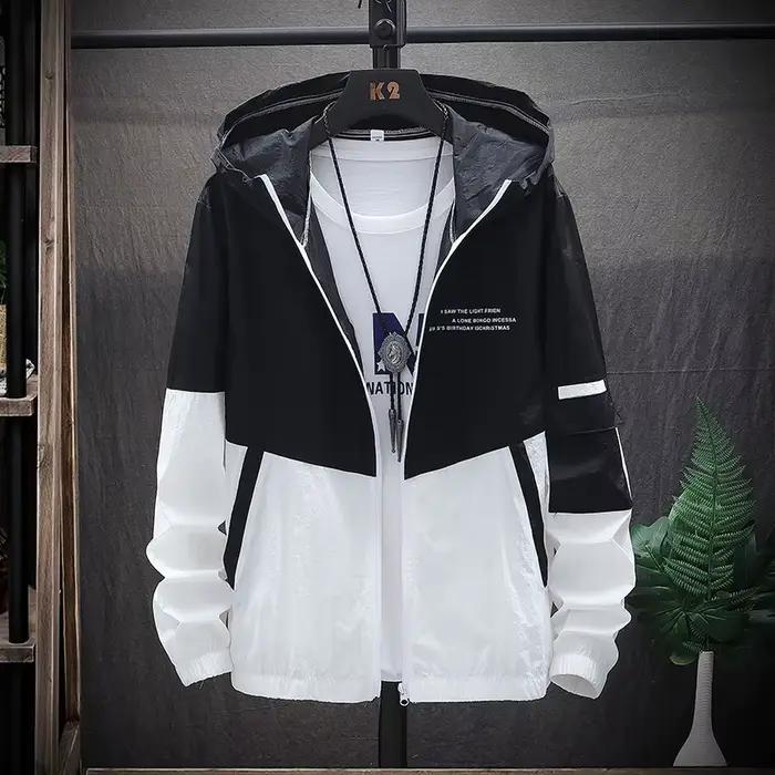 Chemise protection solaire été homme - Veste légère séchage rapide pêche estivale imprimé lettres