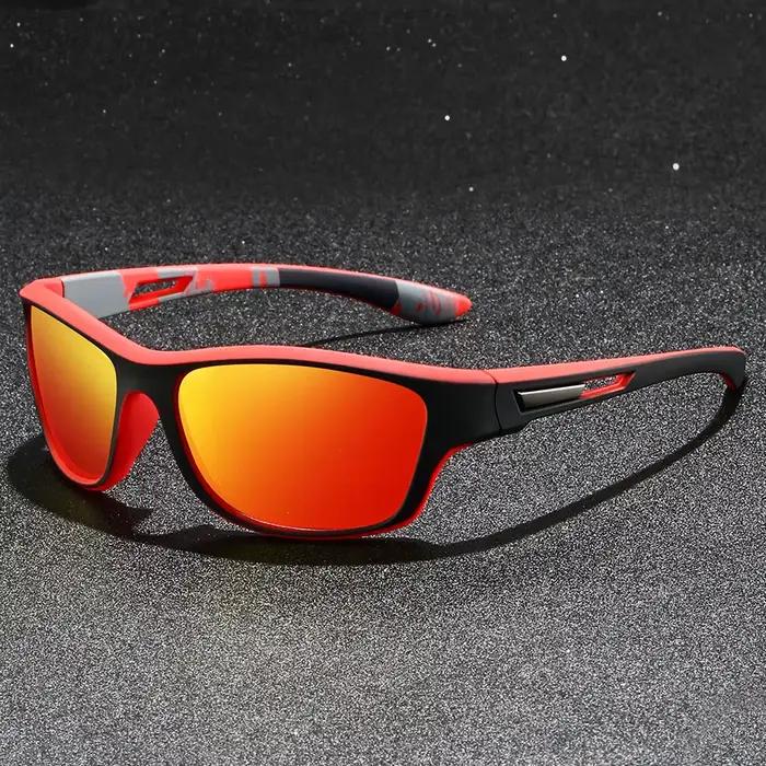 Lunettes de sport polarisées vintage pour pêche en mer - Cyclisme ski randonnée - Protection UV400 unisexe