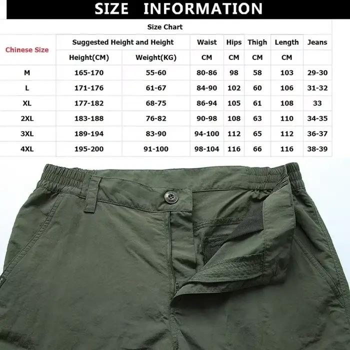 Pantalon cargo tactique imperméable homme 2024 - Été militaire - Respirant pêche chasse séchage rapide