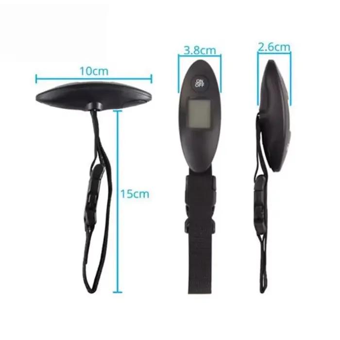 Pèse-bagages électronique LCD 40kg précision 100g portable crochet pêche balance voyage compacte